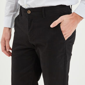 pantalon chino slim coton noir homme Pantalon chino slim coton noir homme