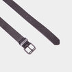 Ceinture avec boucle carr&eacute;e noir homme