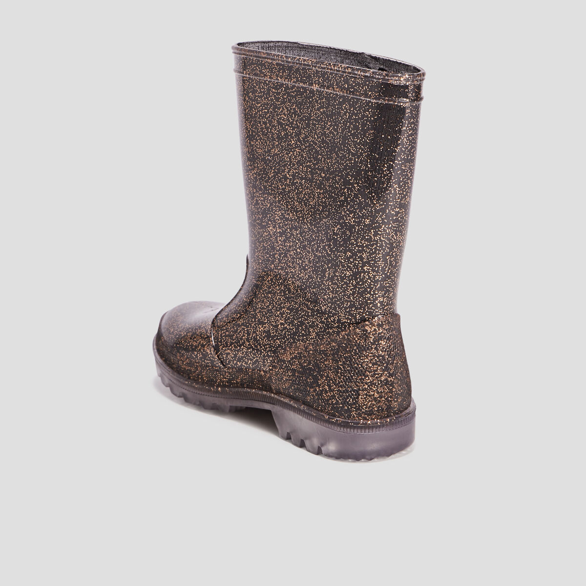 Bottes de pluie à paillettes noir fille