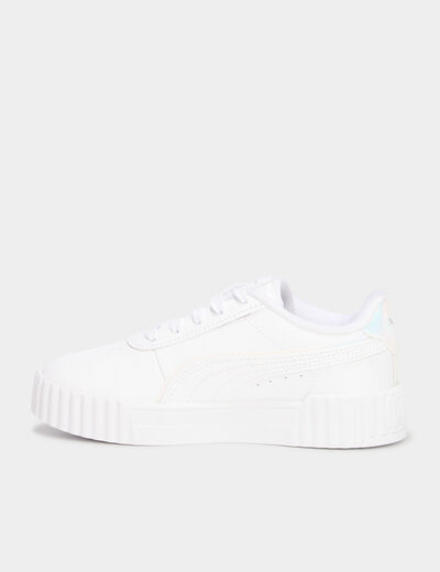 Tennis basses à lacets Puma mauve fille