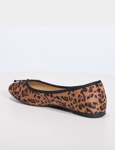 Ballerines avec noeuds multicolore femme
