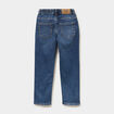 Jeans jogger droit taille &eacute;lastiqu&eacute;e denim stone gar&ccedil;on