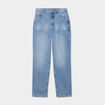 Jeans mom cropped taille haute denim double stone femme