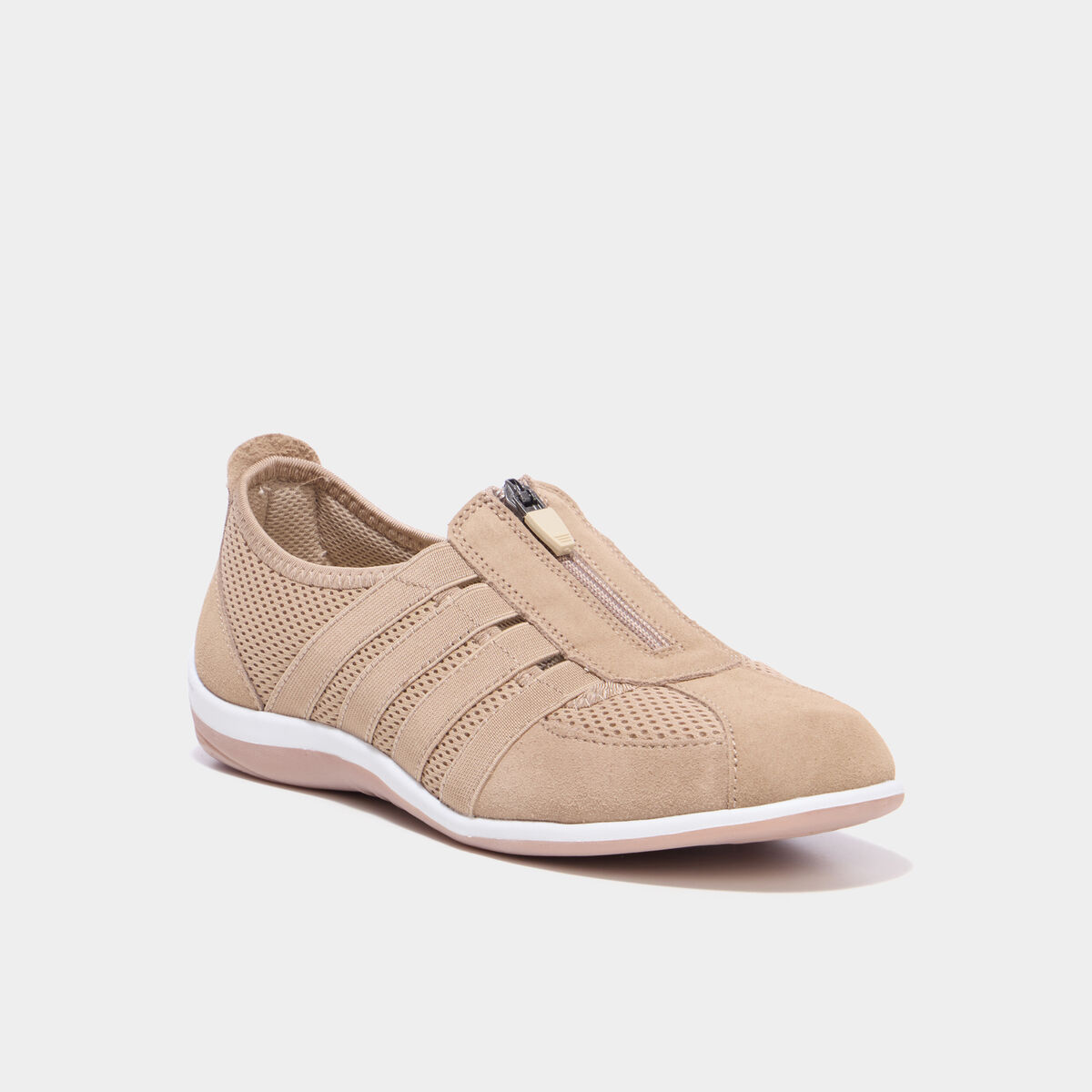 Derbies pied large sable femme