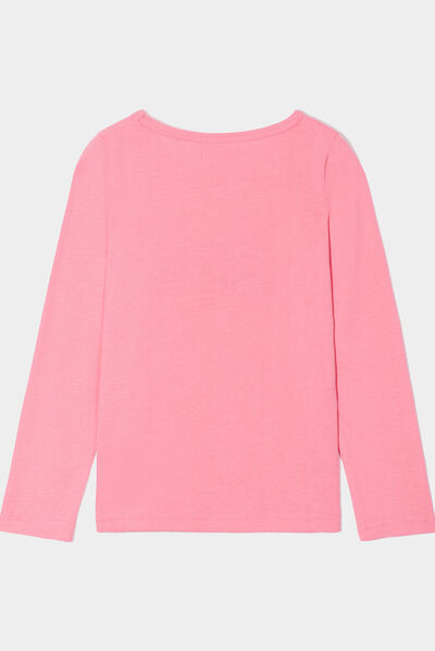 Ensemble pyjama velours 3 pièces rose fille
