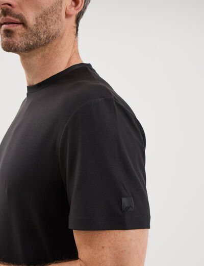 T-shirt confort respirant gris fonc&eacute; homme