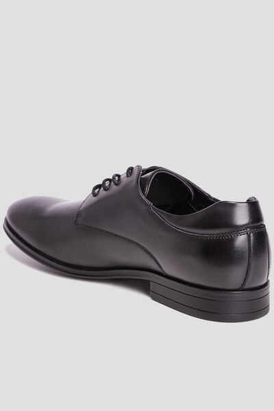 Derbies lacées noir homme