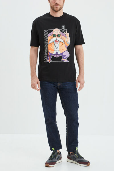 T-shirt Dragon Ball Z Tortue Géniale noir homme