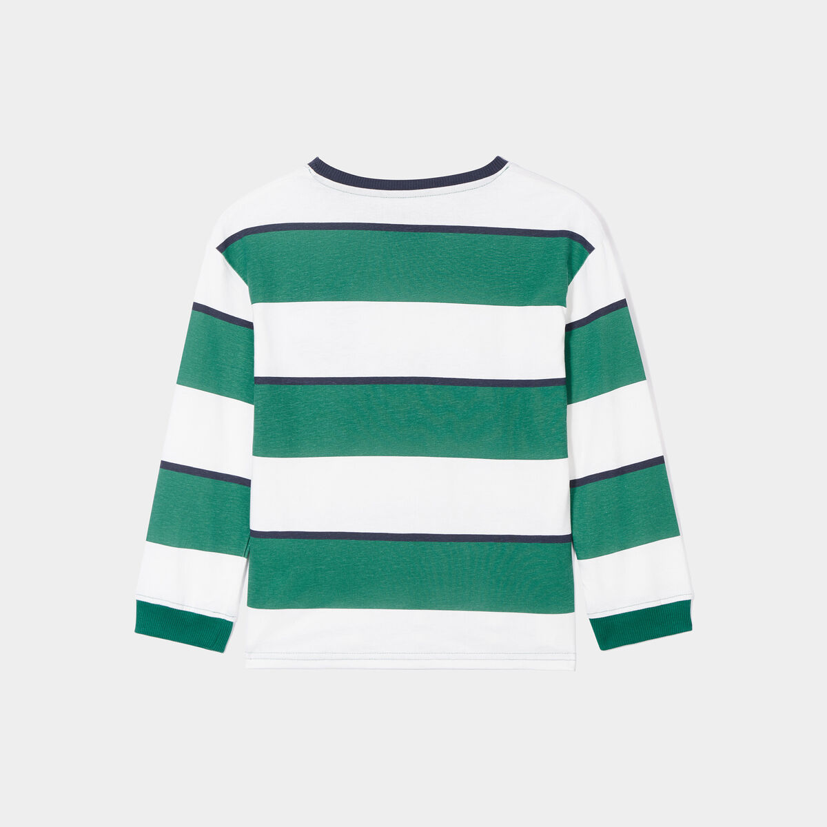 T-shirt manches longues coton Creeks vert garçon