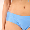Bas de maillot de bain shorty bleu clair femme