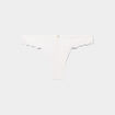 String avec dentelle blanc femme