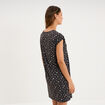 Chemise de nuit manches courtes gris anthracite femme
