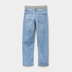 Jeans regular taille élastiquée denim double stone garçon