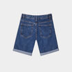 Bermuda jean straight taille élastique denim stone garçon