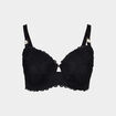 Soutien-gorge emboîtant dentelle noir femme grande taille