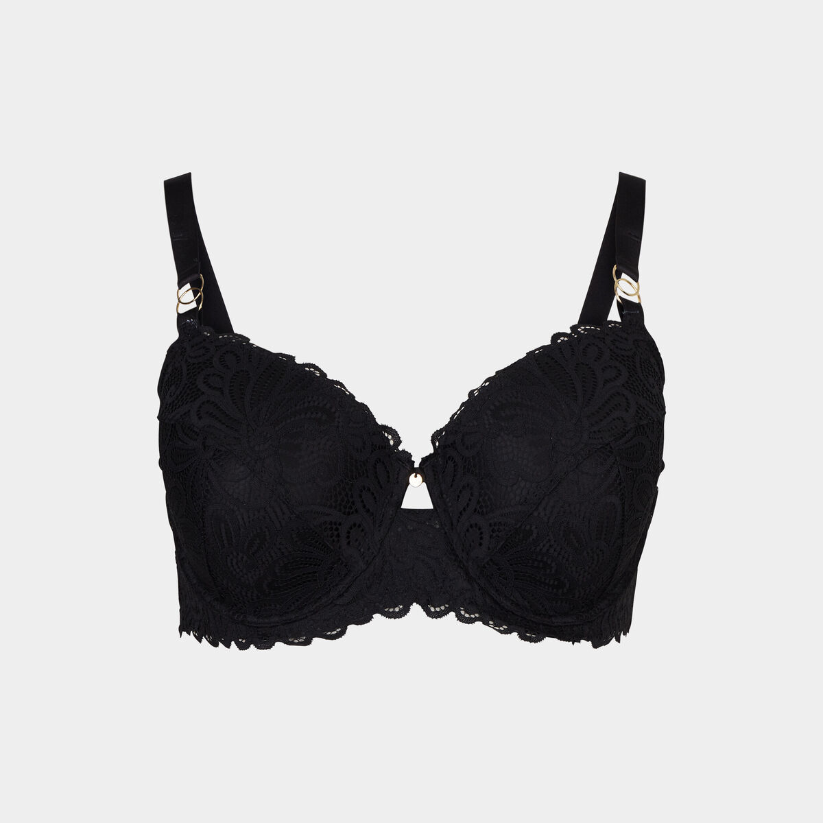 Soutien-gorge emboîtant dentelle noir femme grande taille