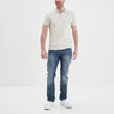 Jeans straight taille standard denim double stone homme