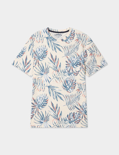 T-shirt manches courtes Creeks multicolore homme