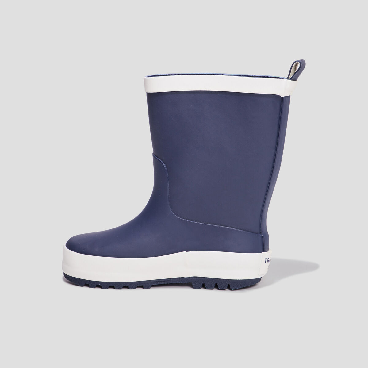 Bottes de pluie Trappeur bleu marine gar&ccedil;on