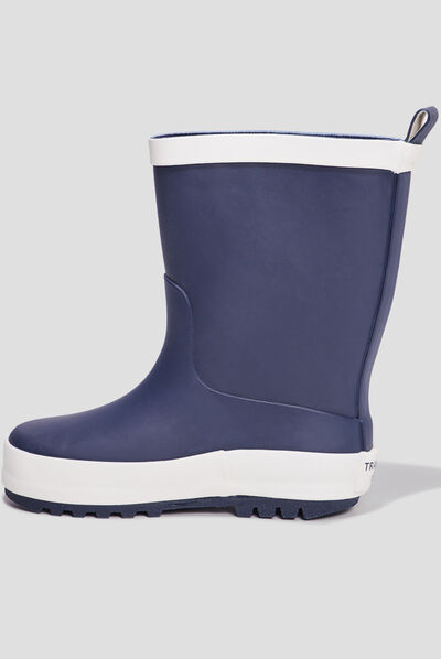 Bottes de pluie Trappeur bleu marine garçon