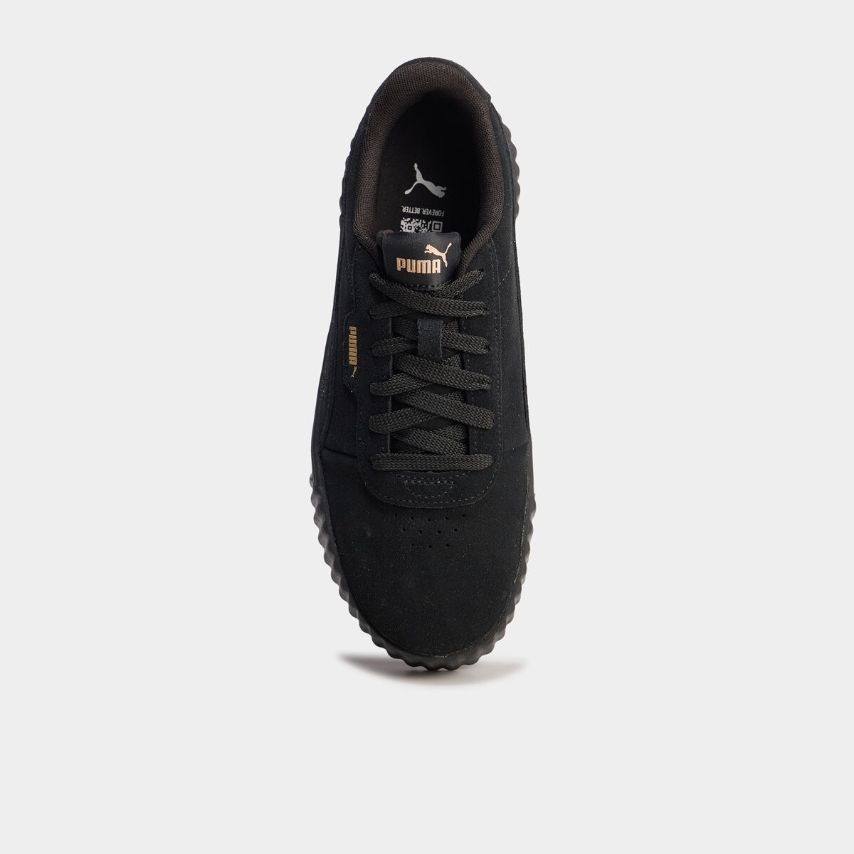 Tennis basses en cuir Puma Carina 3.0 noir femme