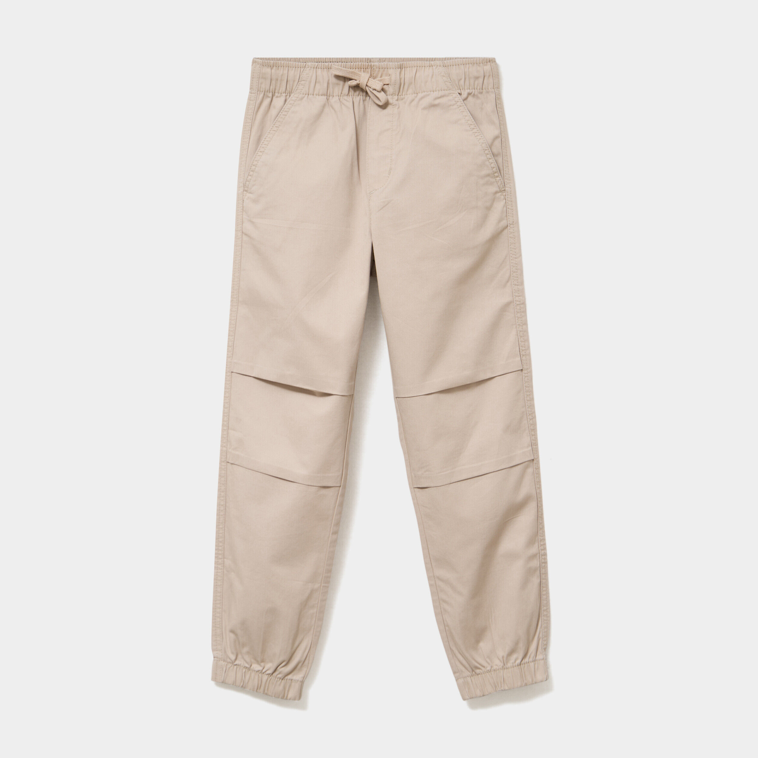 Pantalon battle taille élastiquée coton gris foncé garçon LH