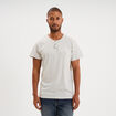 T-shirt col tunisien manches courte gris clair homme