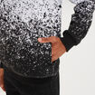 Sweat hoodie &agrave; capuche blanc homme