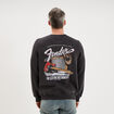 Sweat molleton manches longues Fender noir homme