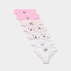 Lot 7 culottes coton Hello Kitty blanc fille