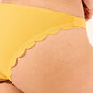 Bas de maillot de bain jaune femme