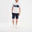 Short chino slim Creeks bleu marine homme