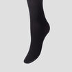 Mi-bas opaques noir femme