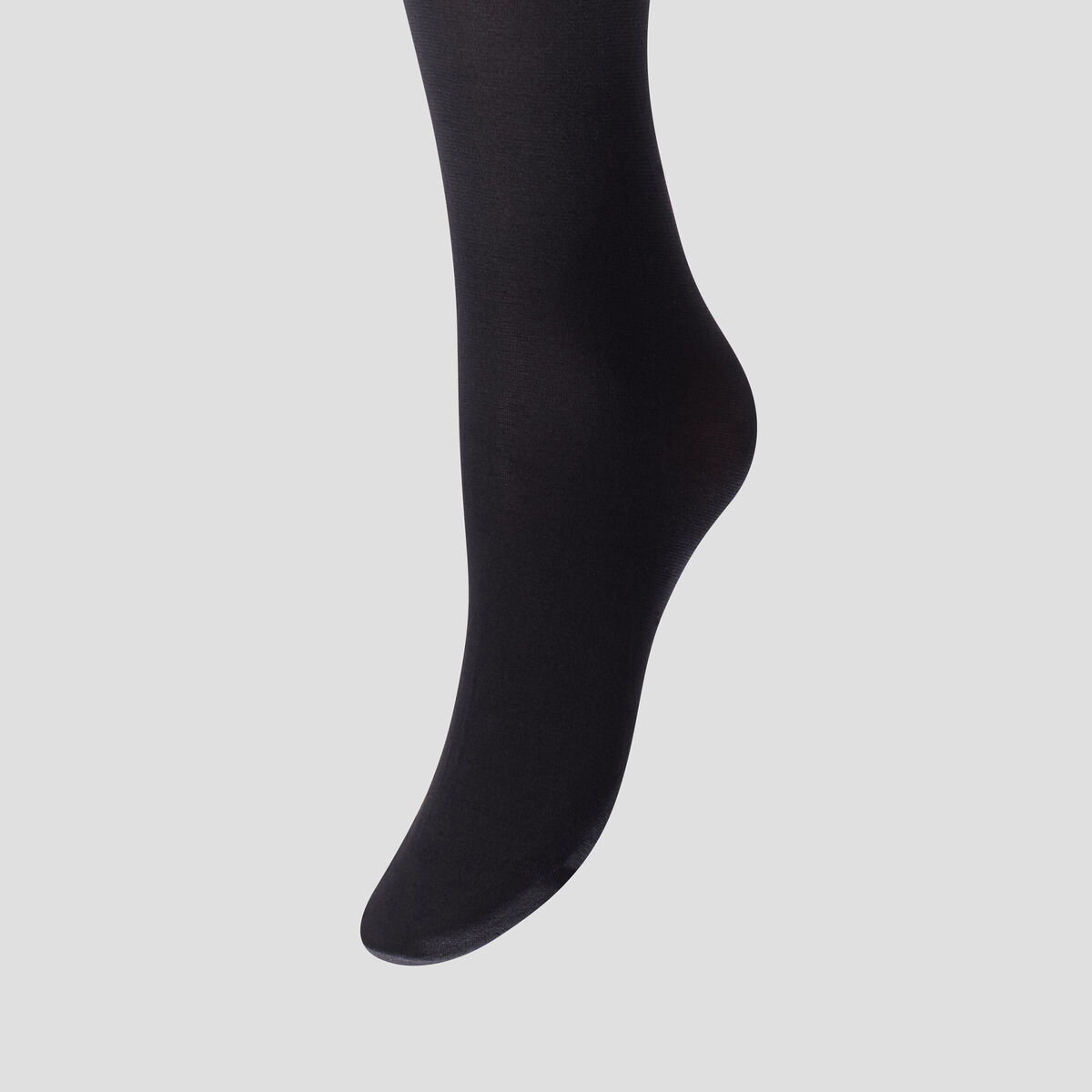 Mi-bas opaques noir femme