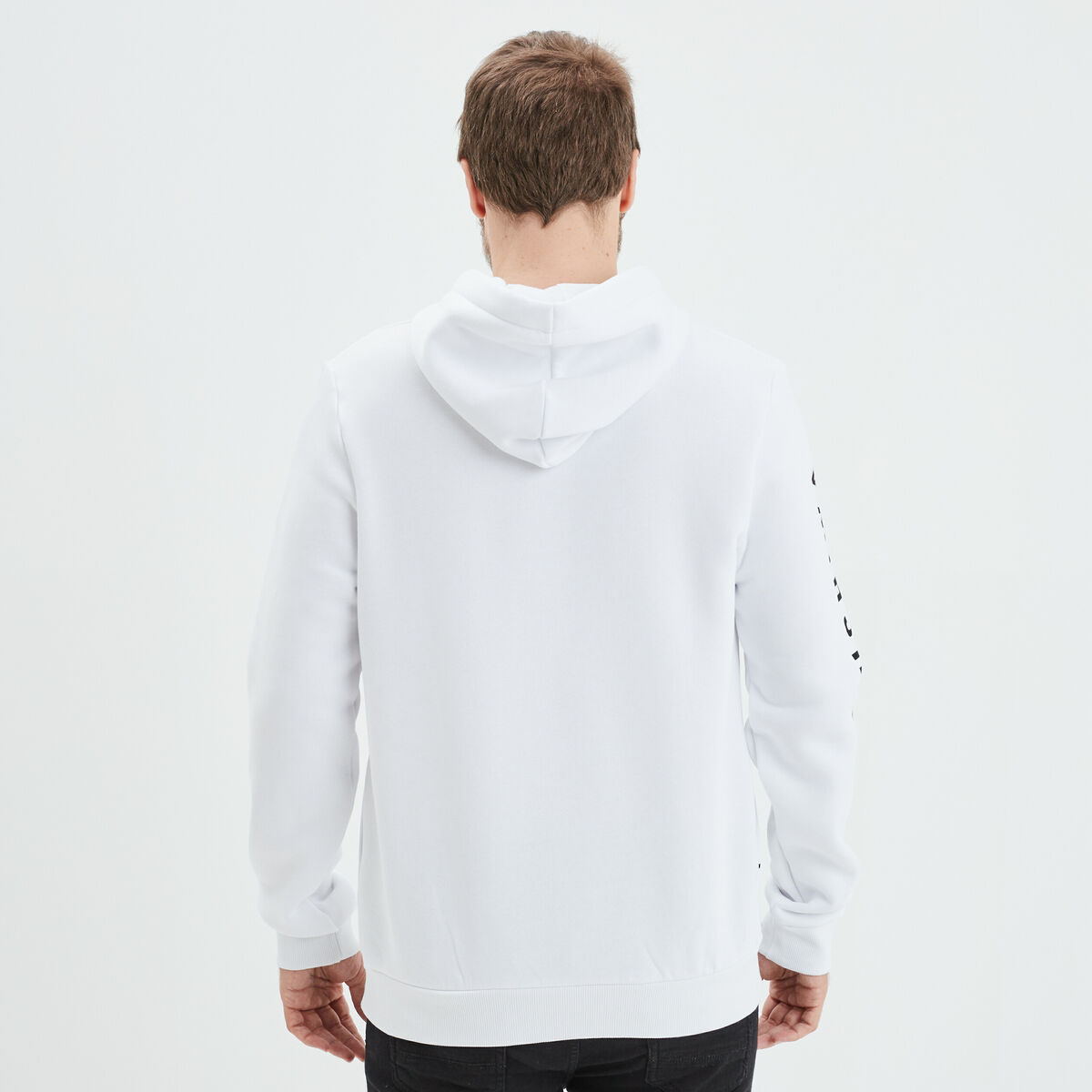 Sweat à capuche hoodie Naruto Itachi blanc homme