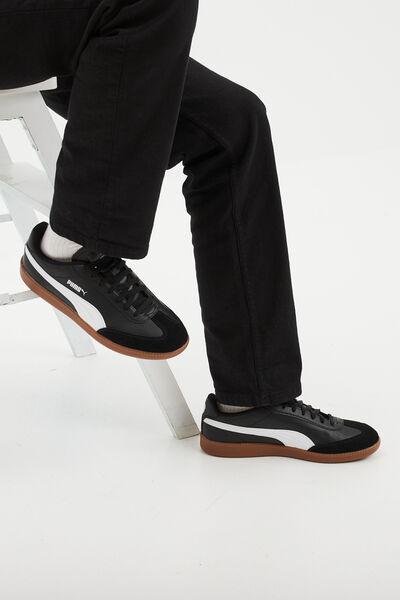Baskets basses &agrave; lacets Puma noir homme
