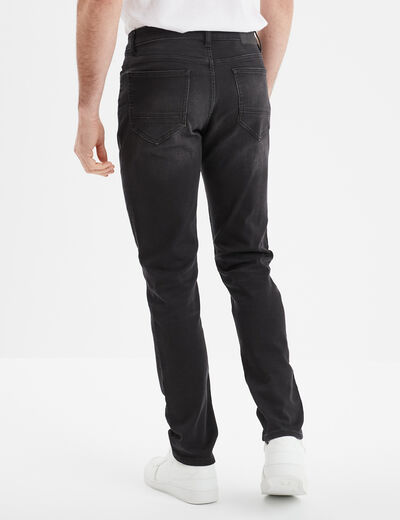 Jean stretch coupe slim denim noir homme