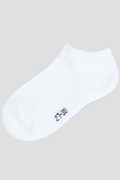 Lot 5 paires socquettes blanc fille