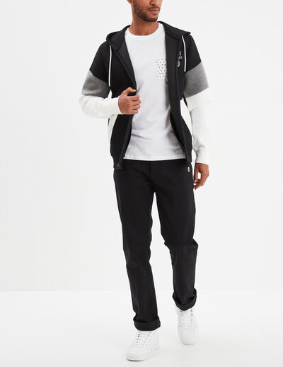 T-shirt manches courtes 1 poche Liberto blanc homme