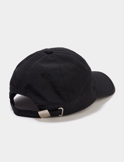 Casquette avec bride ajustable noir homme