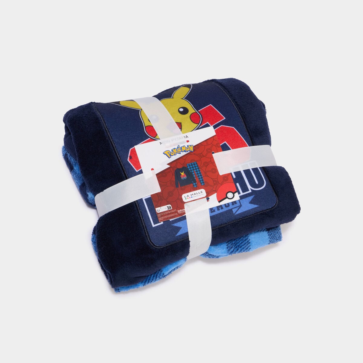 Ensemble pyjama t-shirt velours Pok&eacute;mon bleu marine gar&ccedil;on
