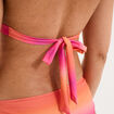 Haut de maillot de bain padd&eacute; orange femme