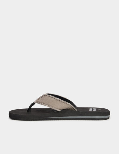 Tongs gris homme