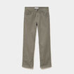 Pantalon regular coton majoritaire vert kaki gar&ccedil;on