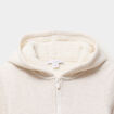 Gilet c&ocirc;tel&eacute; doubl&eacute; &agrave; capuche beige b&eacute;b&eacute; gar&ccedil;on