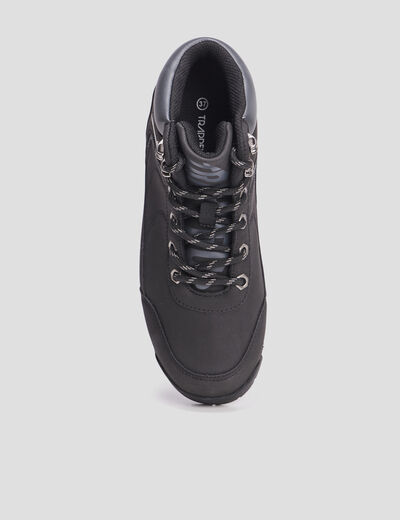 Bottines zip lacets Trappeur Babino noir garçon