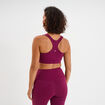 Brassi&egrave;re de sport dos nageur violet fonc&eacute; femme