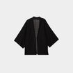Veste ample esprit kimono dentelle noir femme