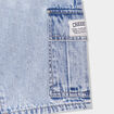 Bermuda cargo en jean Creeks denim triple stone garçon