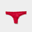 Lot 3 tangas avec dentelle rouge femme